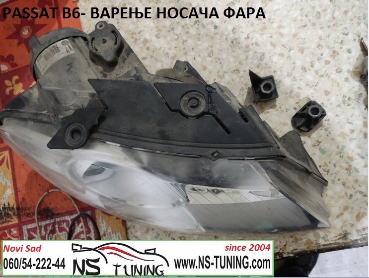 slomljeni nosaci fara varenje nosac farova reparacija vw passat b6 novi sad ns tuning